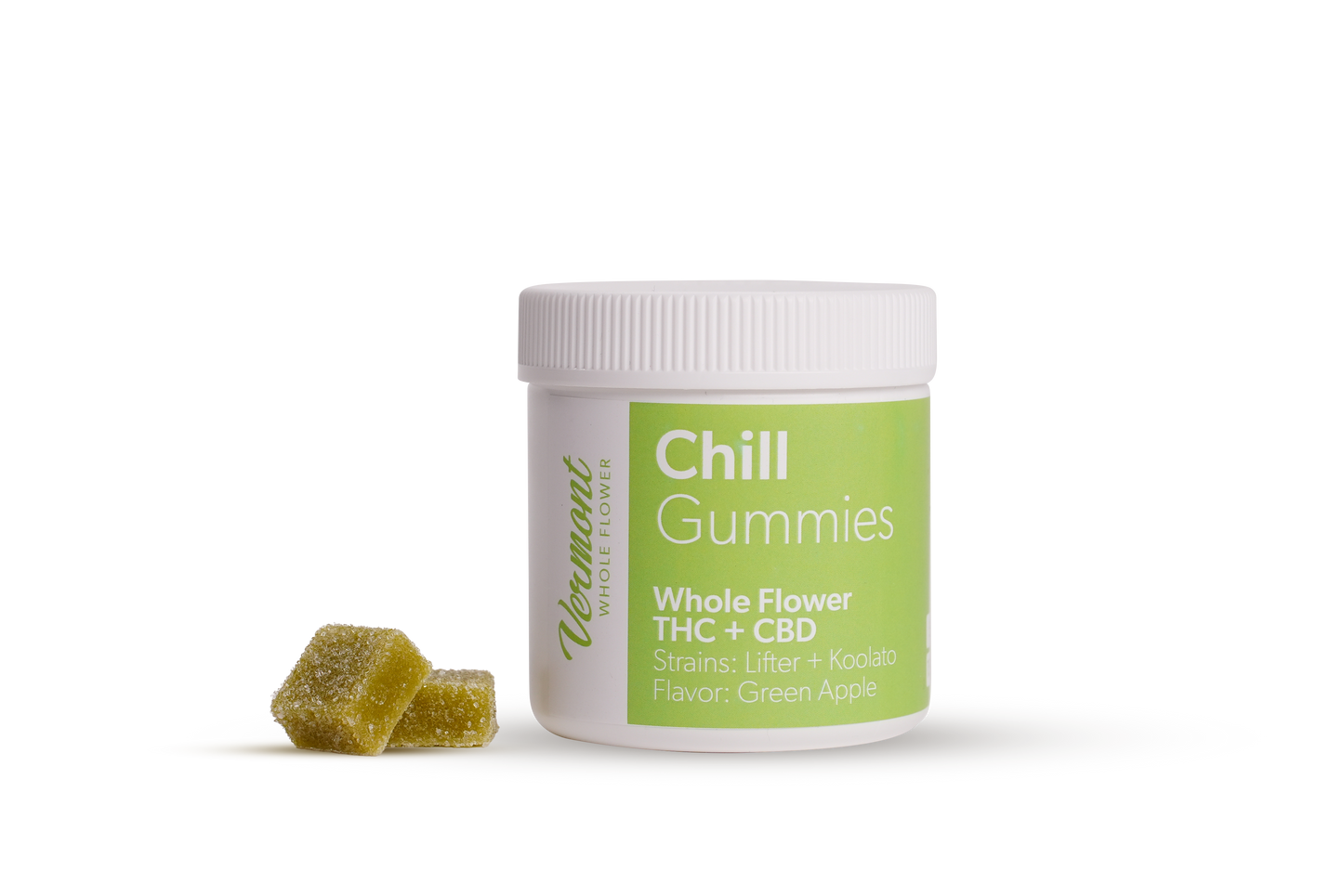 Chill: Whole Flower THC Gummies, 5mg THC: 15mg CBD